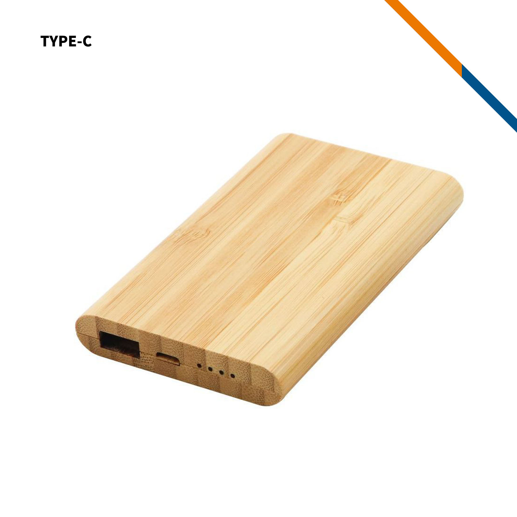 Achernar Bamboo Power Bank - 5000mAh 5