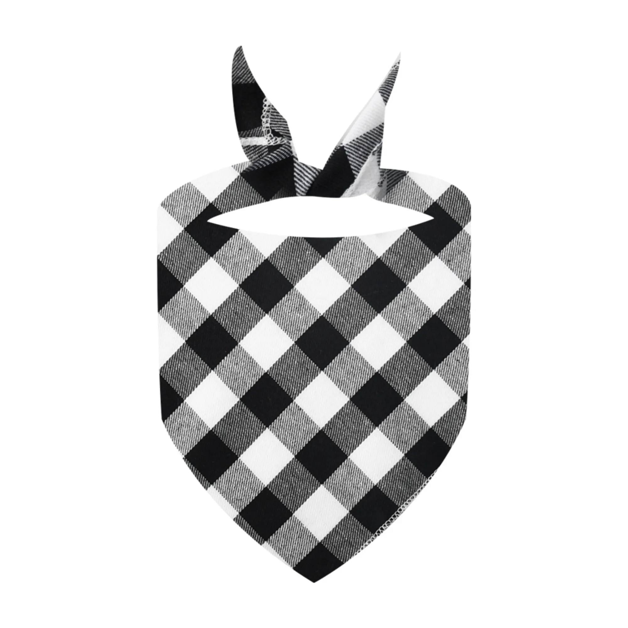 Absorbent Plaid Dog Bandana 6