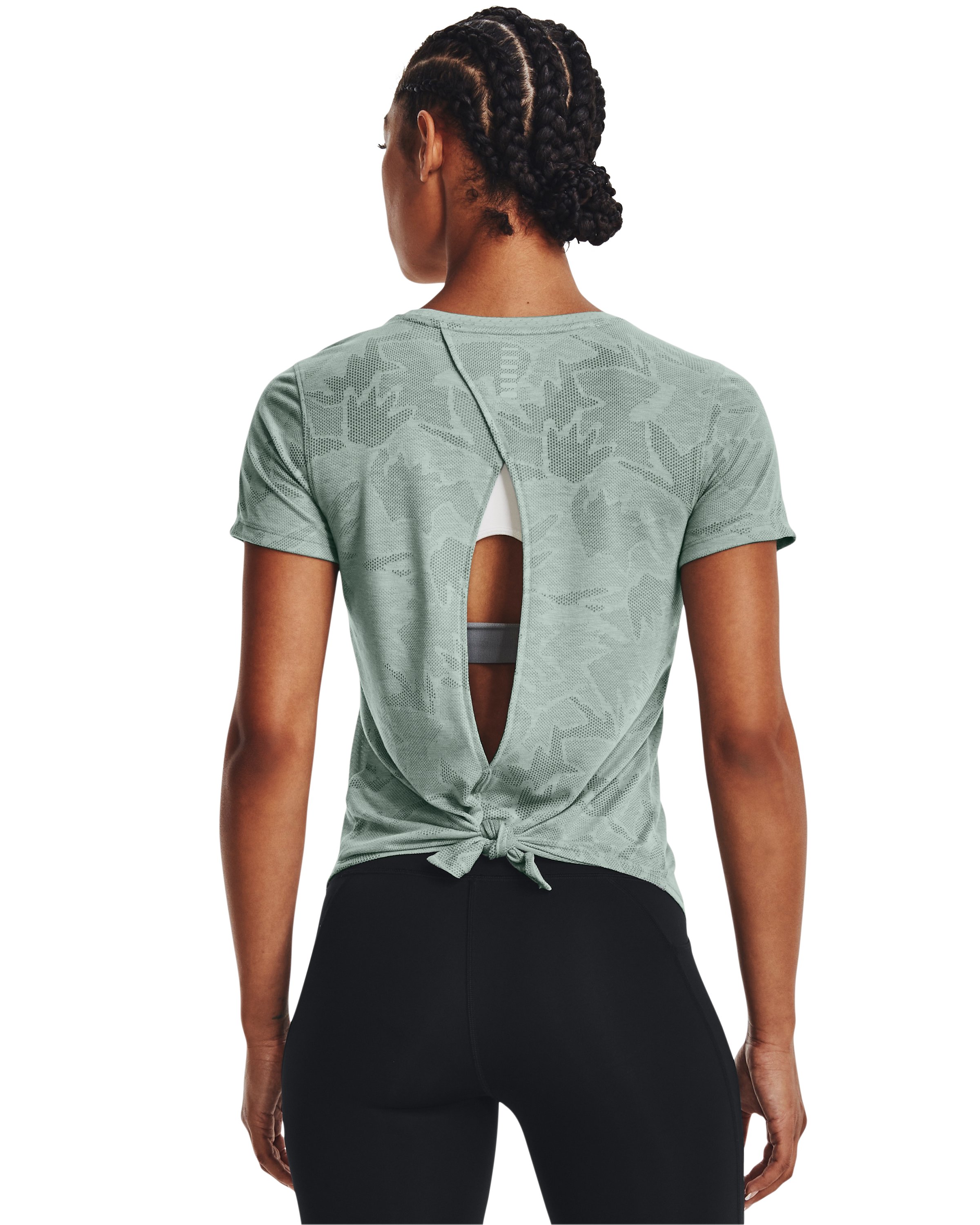 UA Streaker SnowCloud Women's Short Sleeve 5