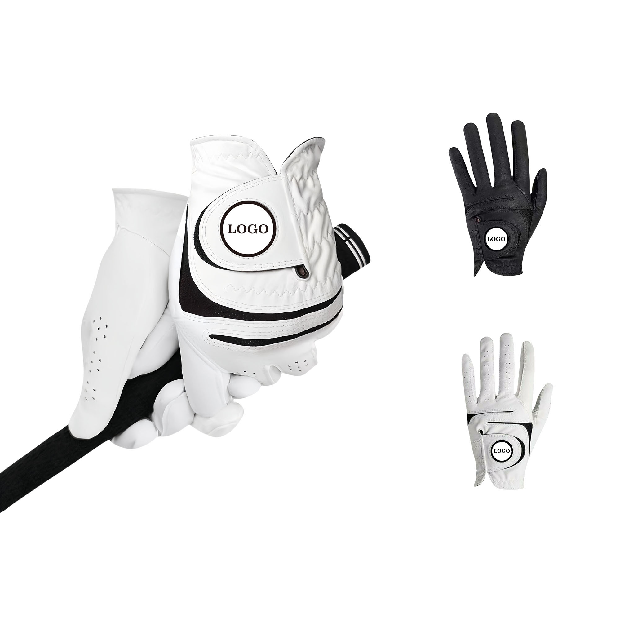 PU Lambskin Golf Gloves