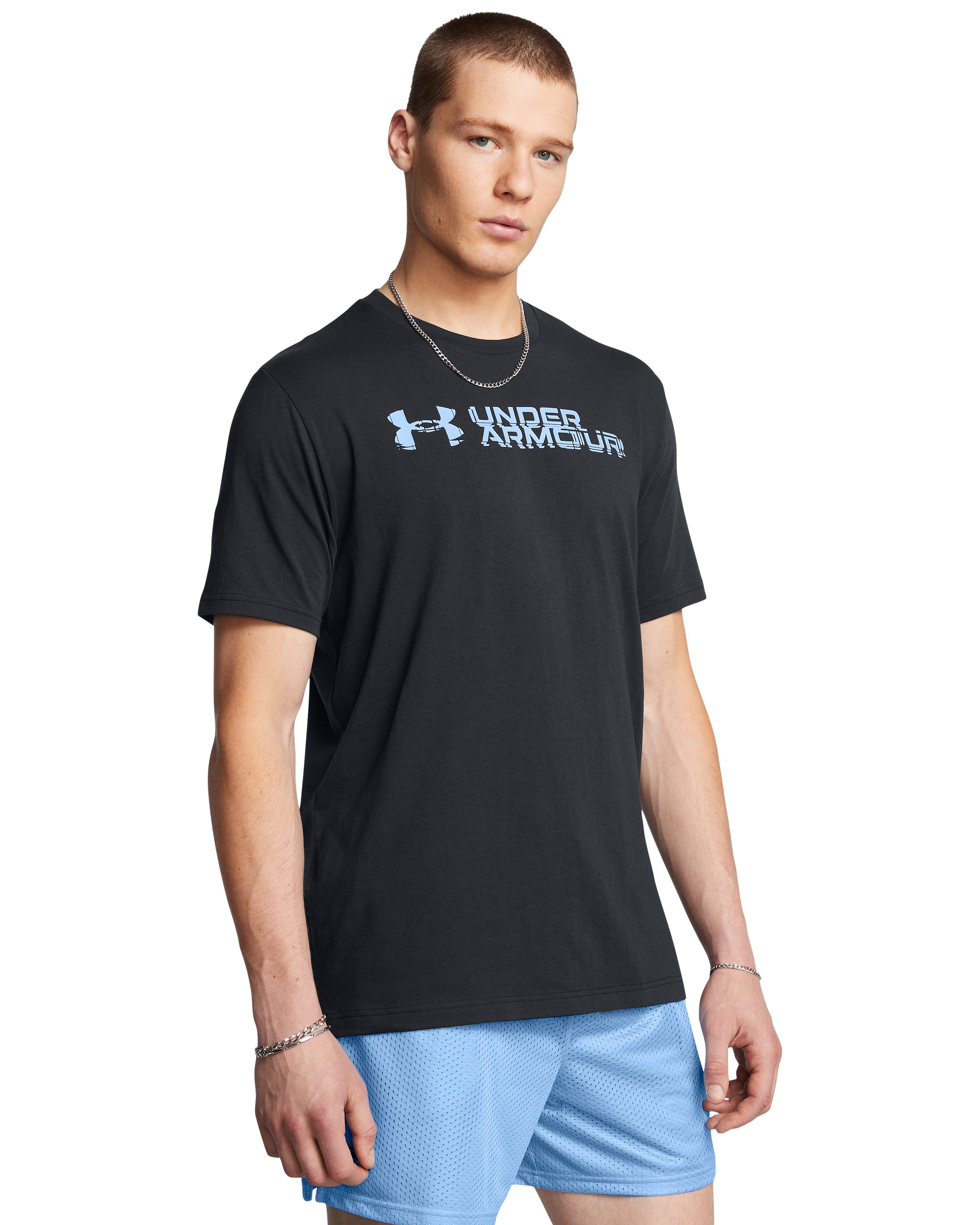 UA Sliced Wordmark Men's Short Sleeve 1