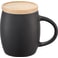 Hearth Ceramic Mug FSC®100% Wood Lid/Coaster 15oz 3