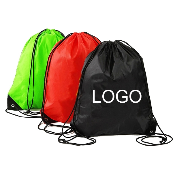 Drawstring Backpack - 210D Polyester 2