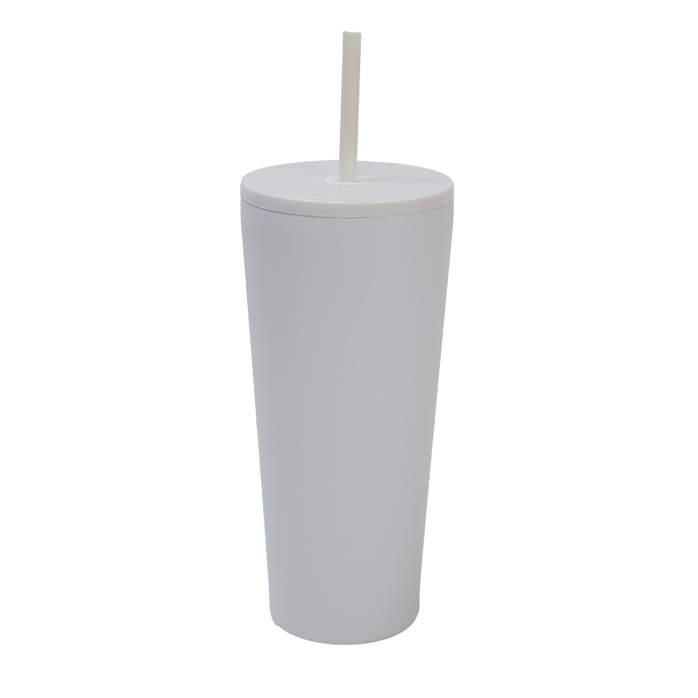 24 oz Stainless Steel Insulated Tumbler W/ Straw 2