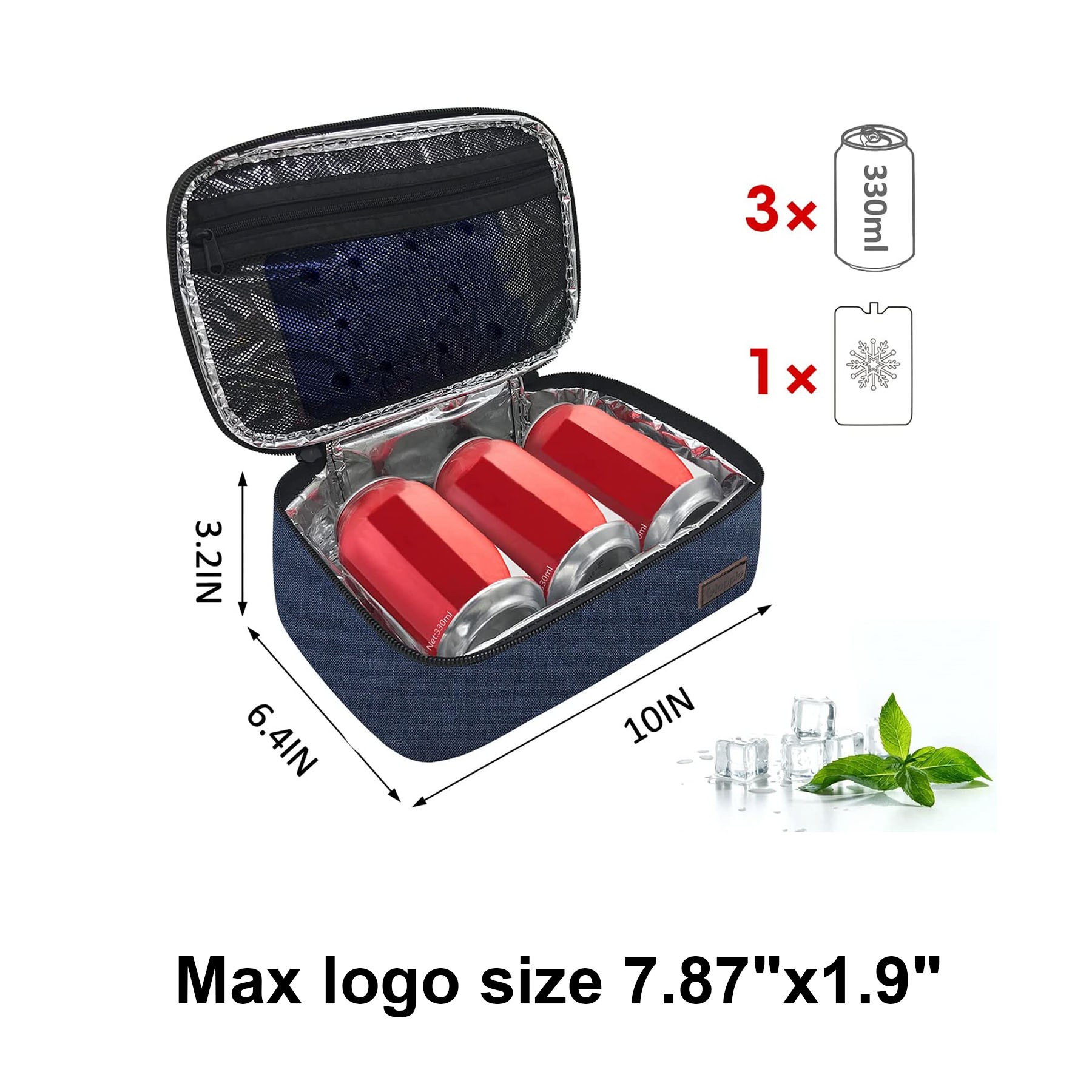 Small Insulated Lunch Box Portable Cooler Bags 2