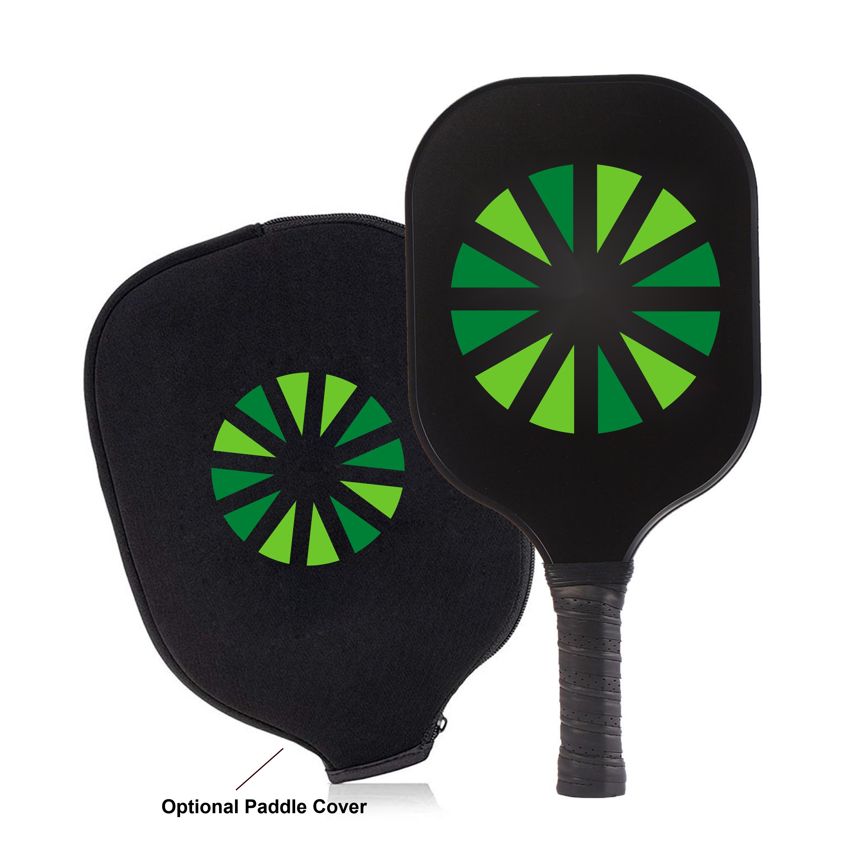 Full Color Premium Fiberglass Pickleball Paddle with Optional Neoprene Paddle Cover 5