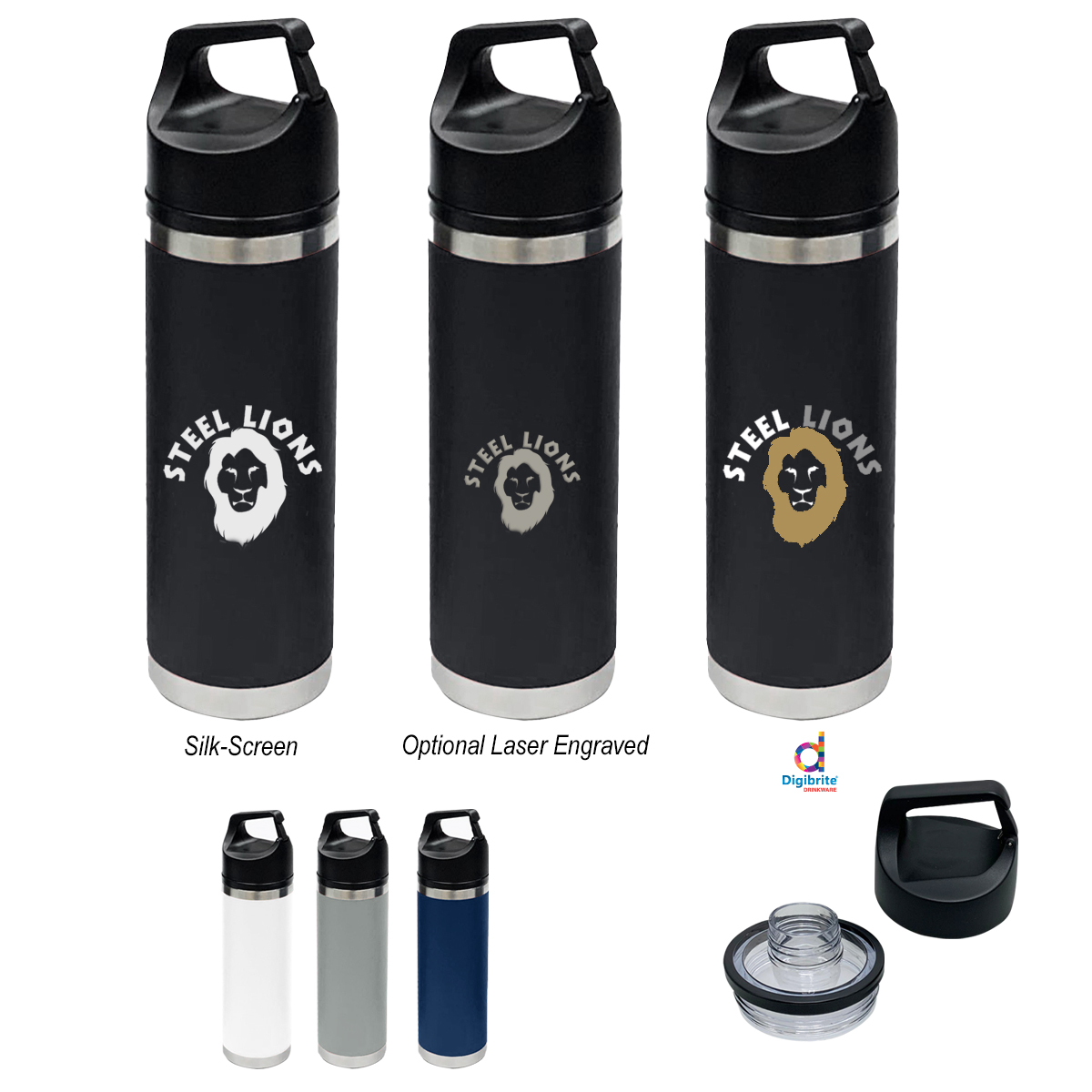 18 Oz. Davenport Stainless Steel Bottle 1