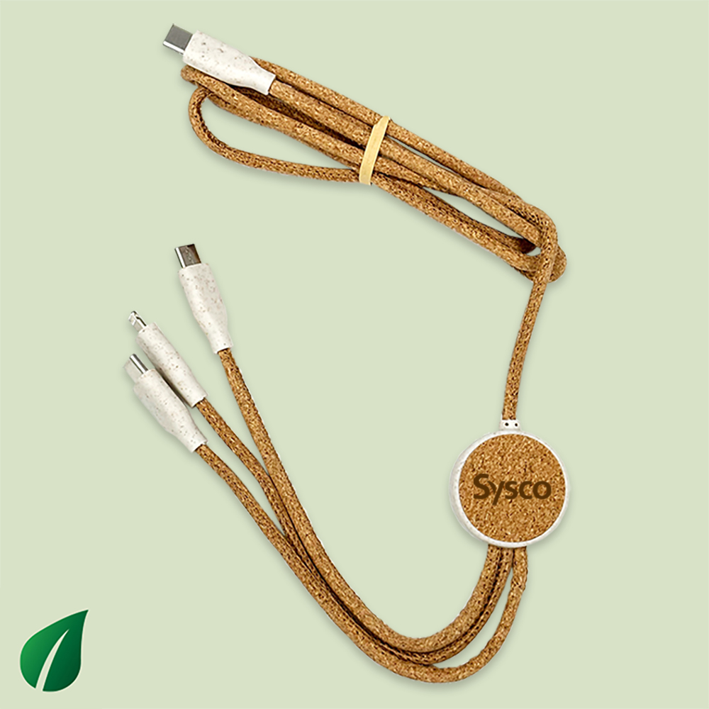 Corq Eco Multi-Cable Made Sustainably with Cork