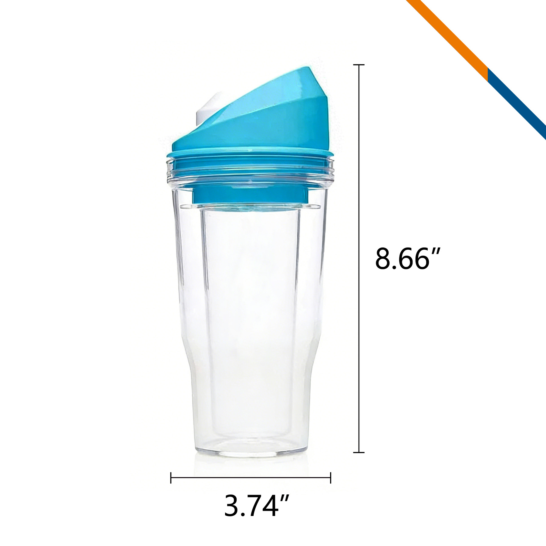 Zepit Portable Plastic Breakfast Yogurt Grain Cup 5