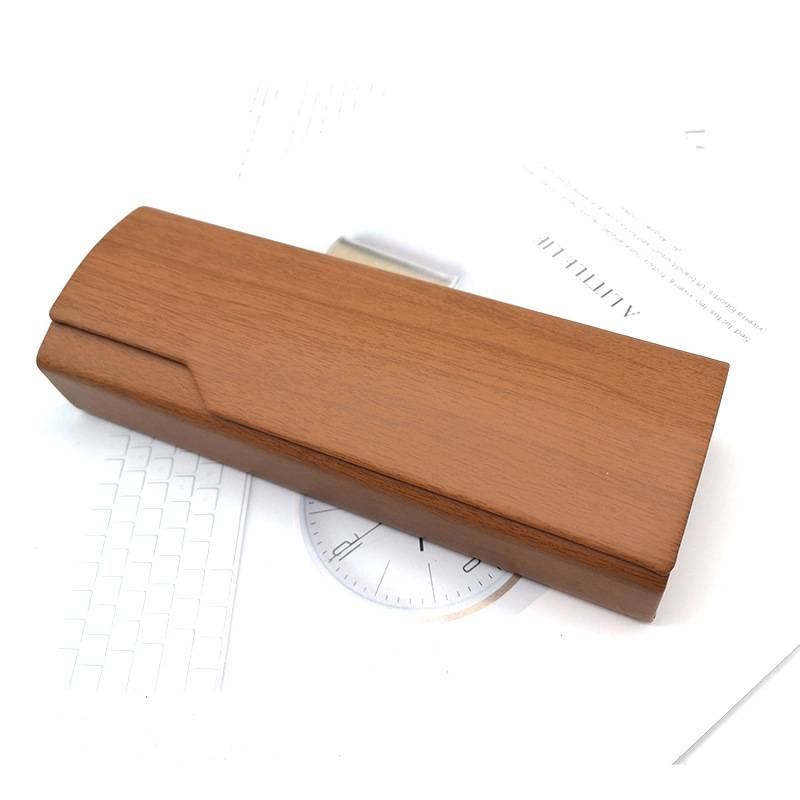 Imitation Wood Grain Eyewear Case 7