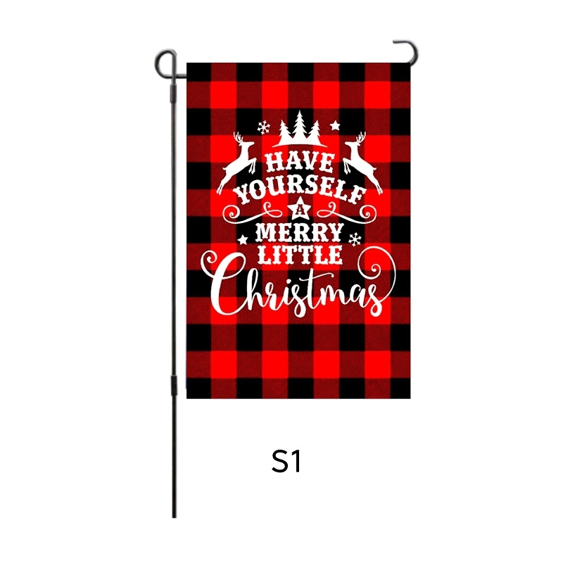Home Decorative Merry Christmas Garden Flag 9