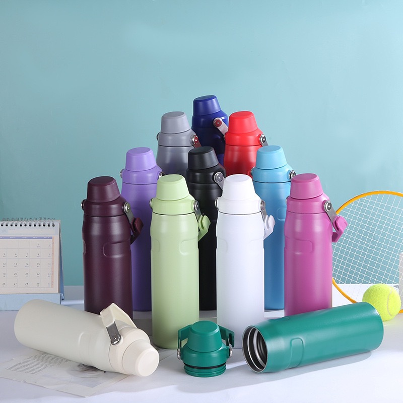 24OZ Insulated Water Bottle With Handle, custom water bottle with logo imprint 5