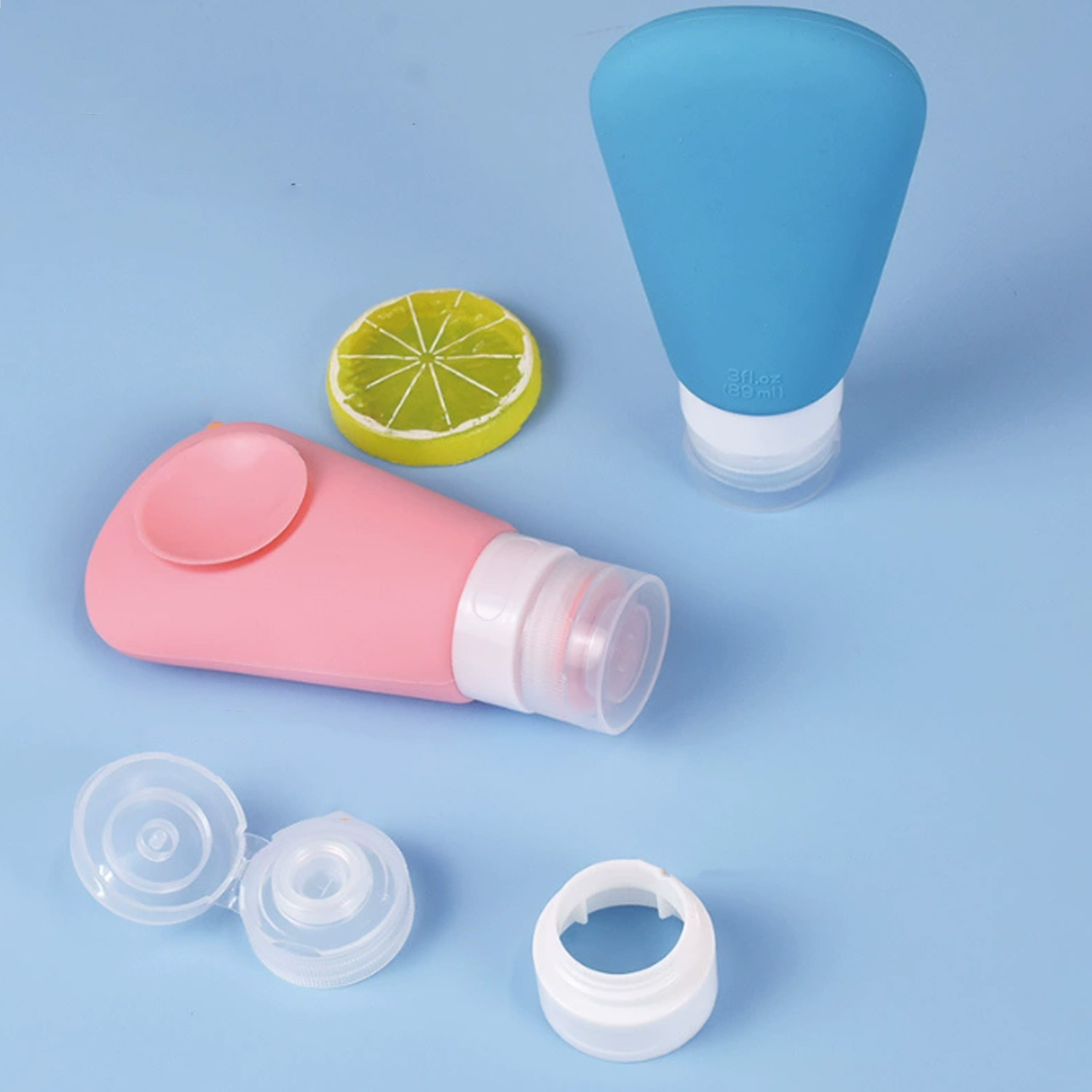 Silicone Travel Bottle Set 3