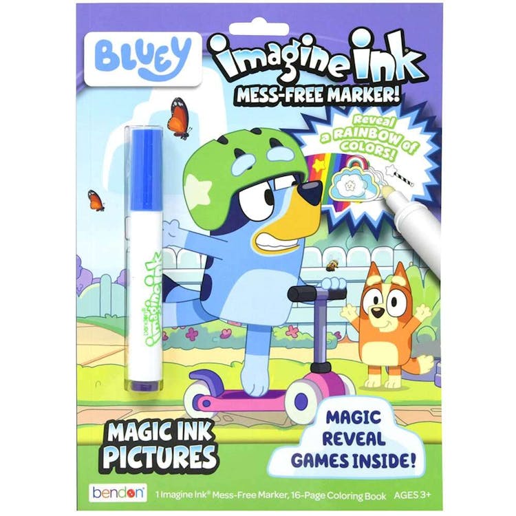 Bluey Imagine Ink Coloring and Activity Books - 16 Pages 2