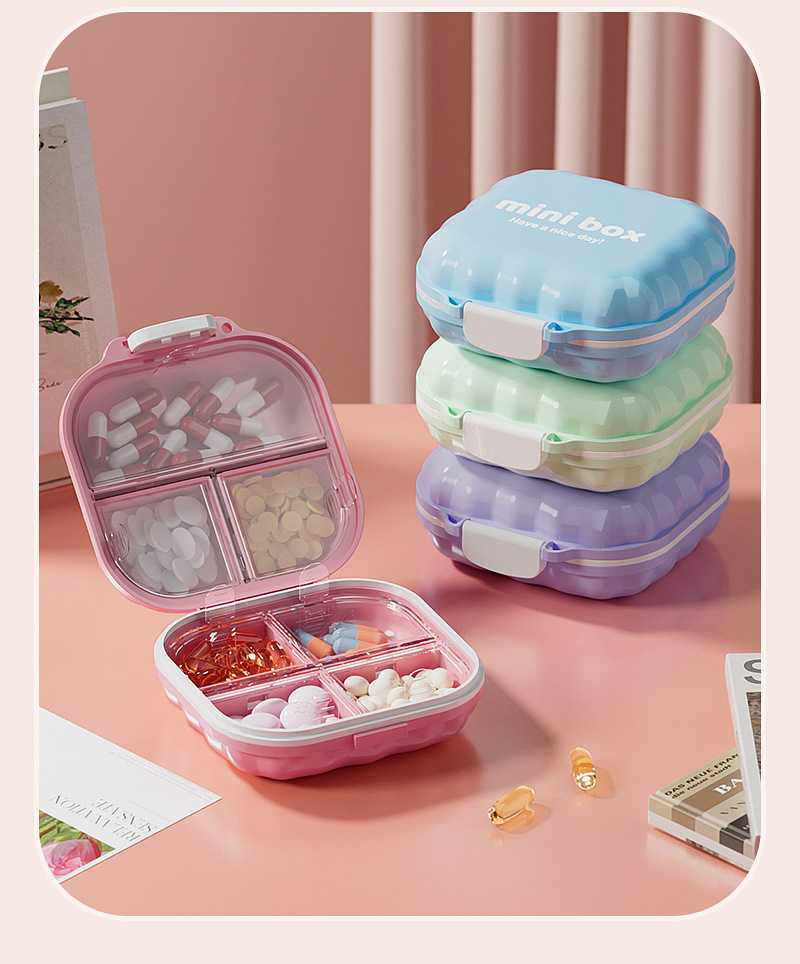 Mini medicine reminder box 2