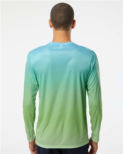 Unisex Barbados Performance Pin Dot Long Sleeve T-Shirt - 225 18