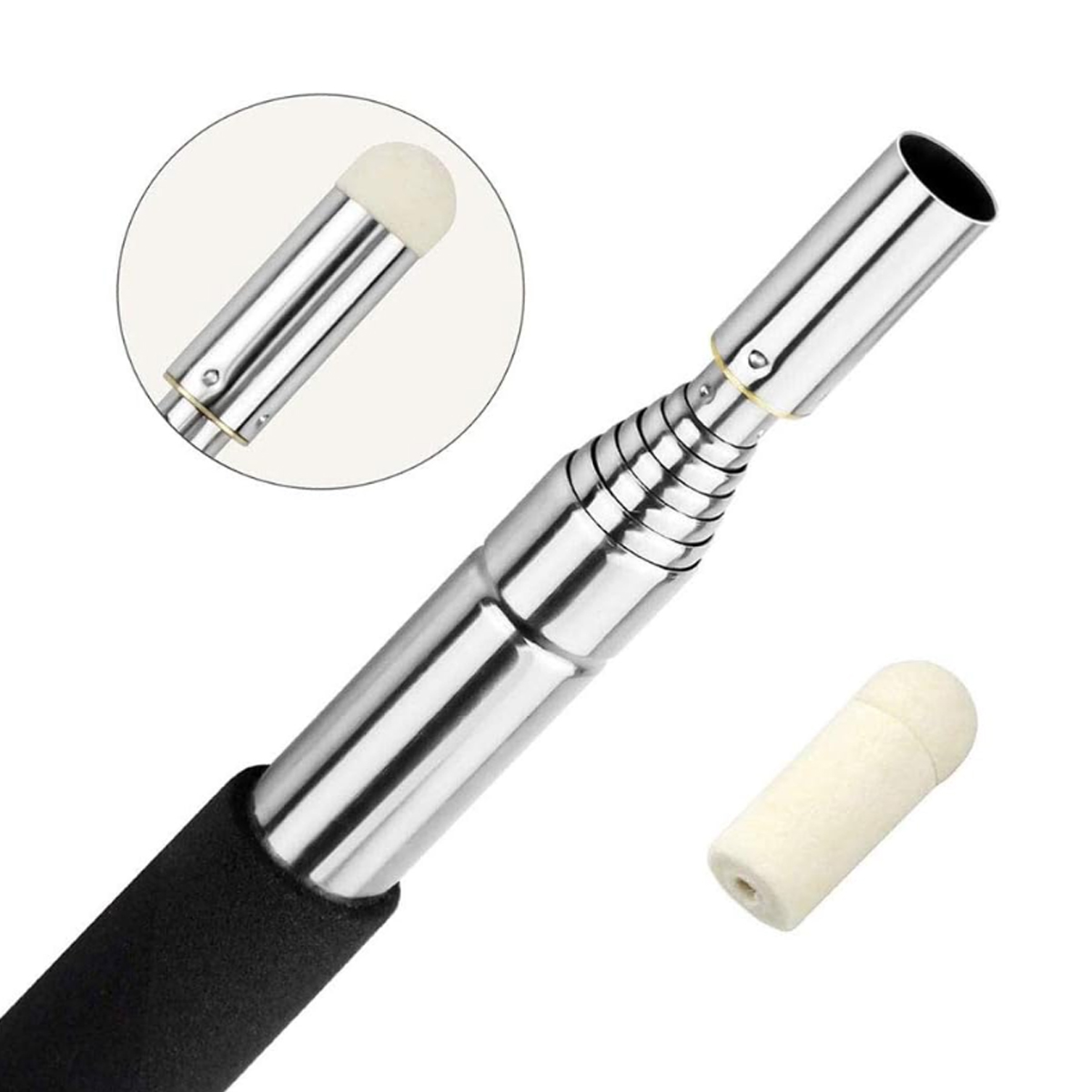 Telescopic Acupressure Massage Pen with Soft Round Tip 8
