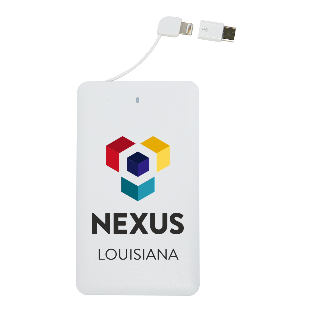 McKinley Slim Power Bank with Built In Cable 4000 5
