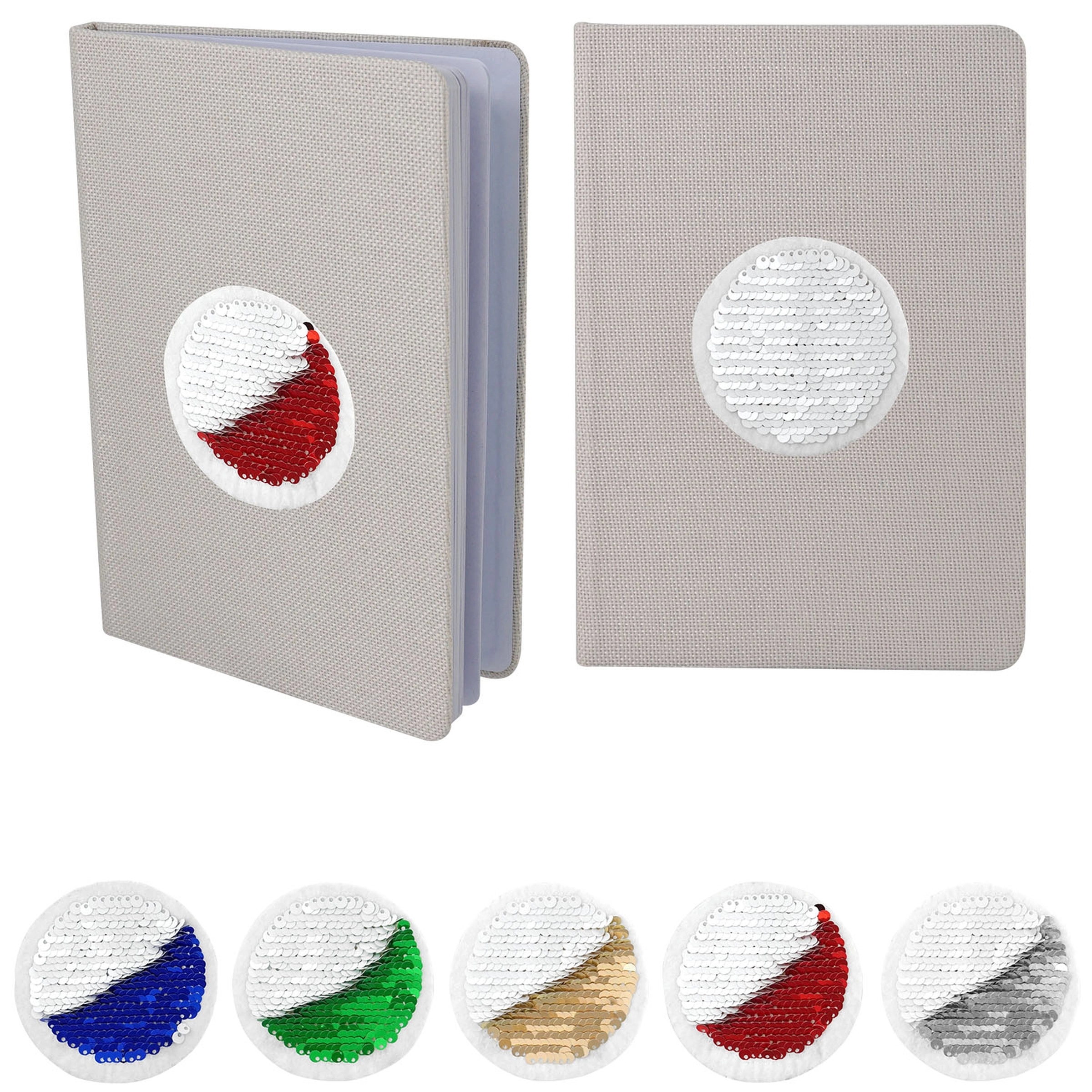 VIBRANT SEQUIN NOTEBOOK 12