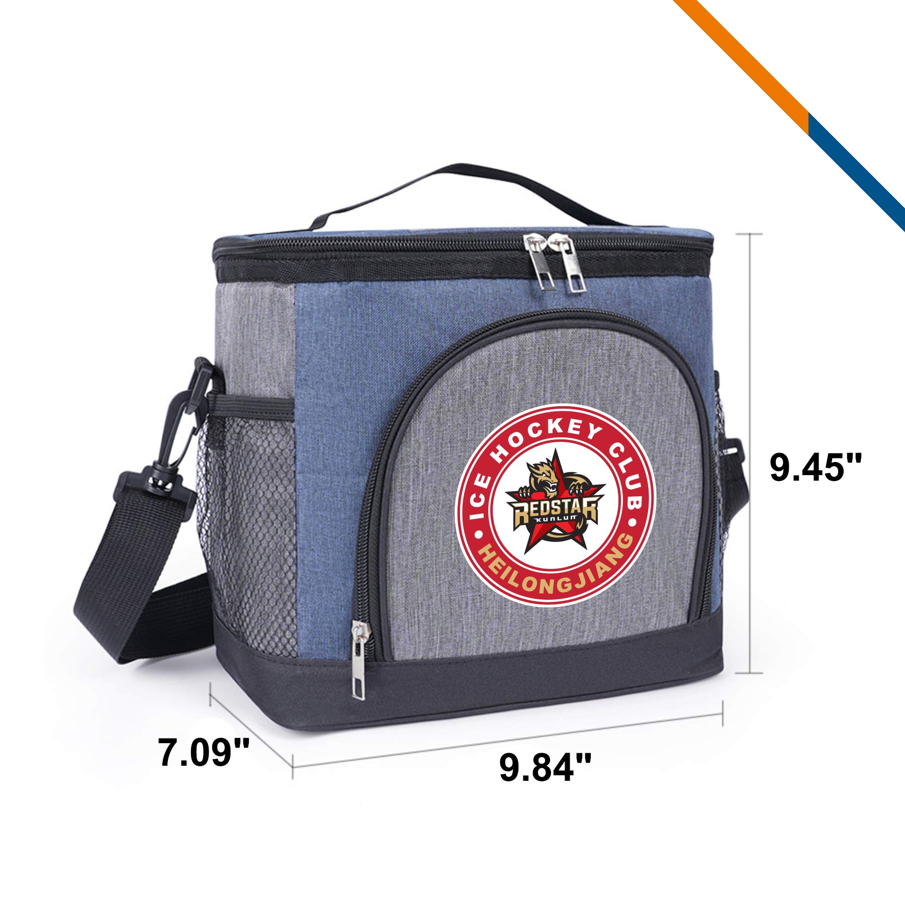 Zoki PEVA Crossbody Lunch Cooler Bag 3