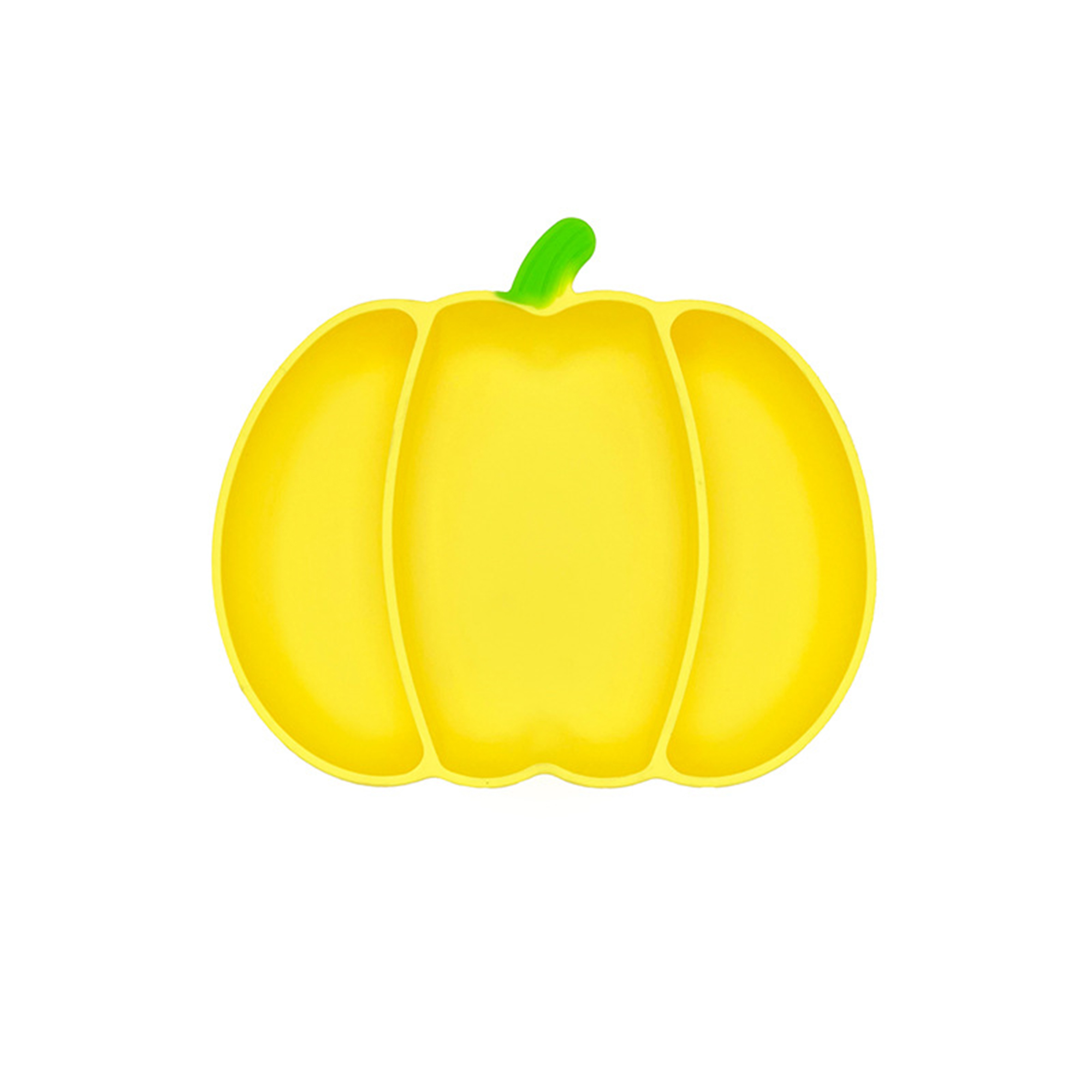 Food Grade Silicone Pumpkin Baby Bowl 8.3 x 7.2" 5
