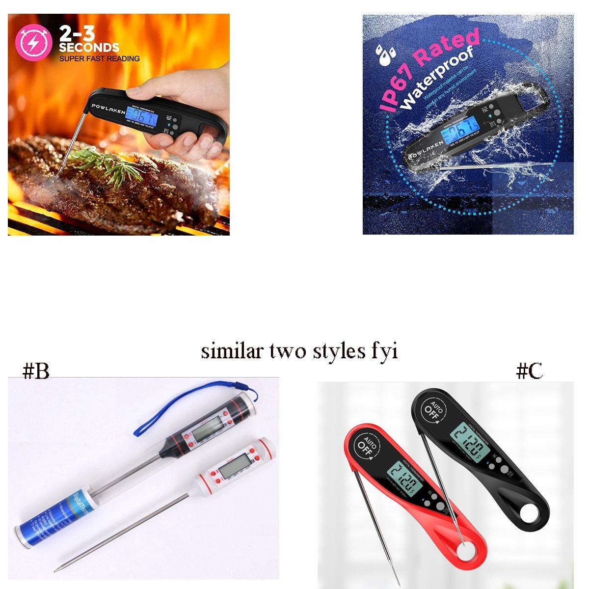 Meat Food Thermometer for Grill and Cooking 2