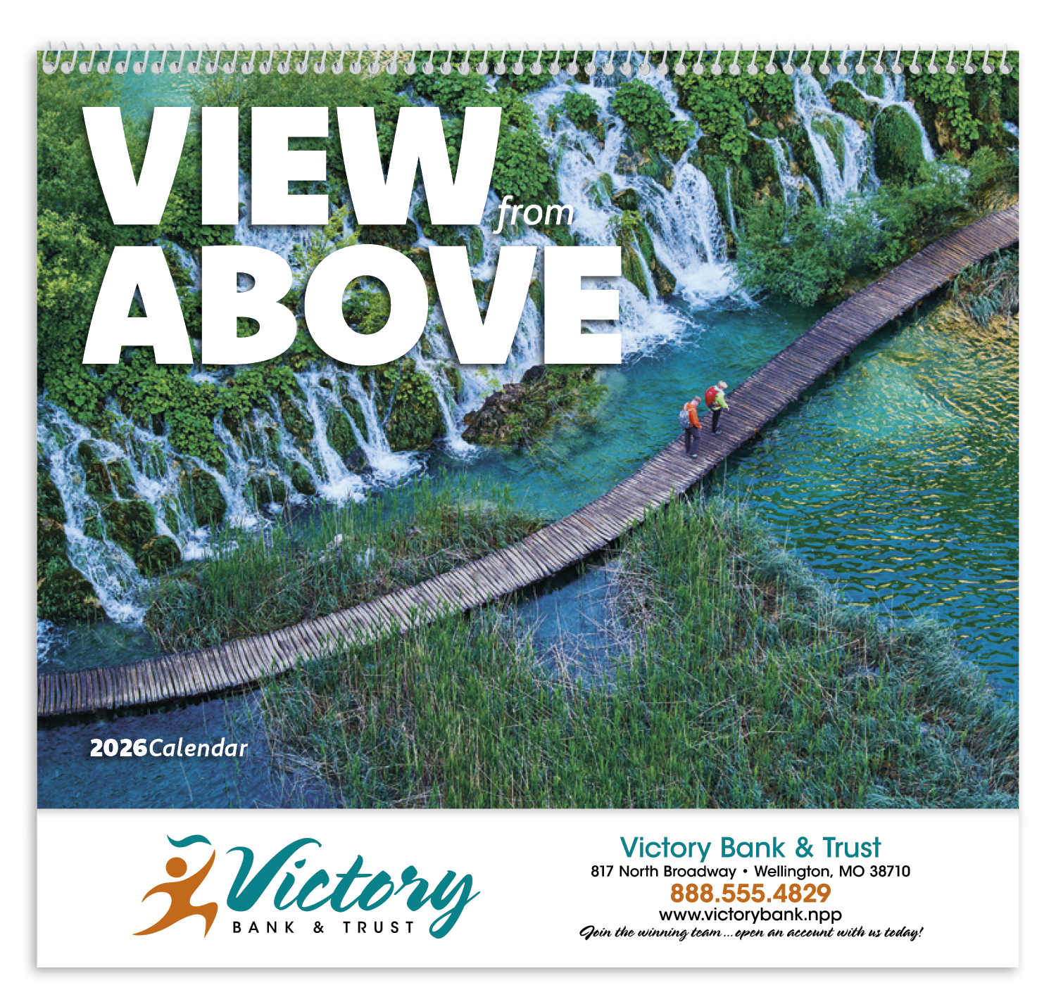 Good Value™ View from Above - Spiral Calendar 41