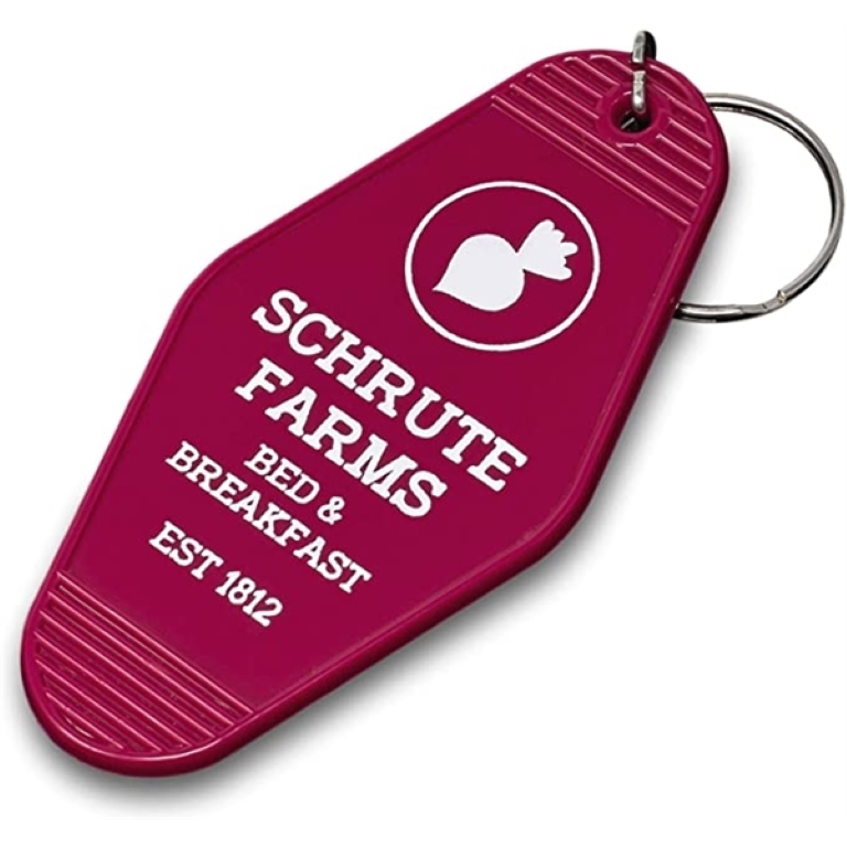 Vintage ABS Hotel Motel Keychain 3