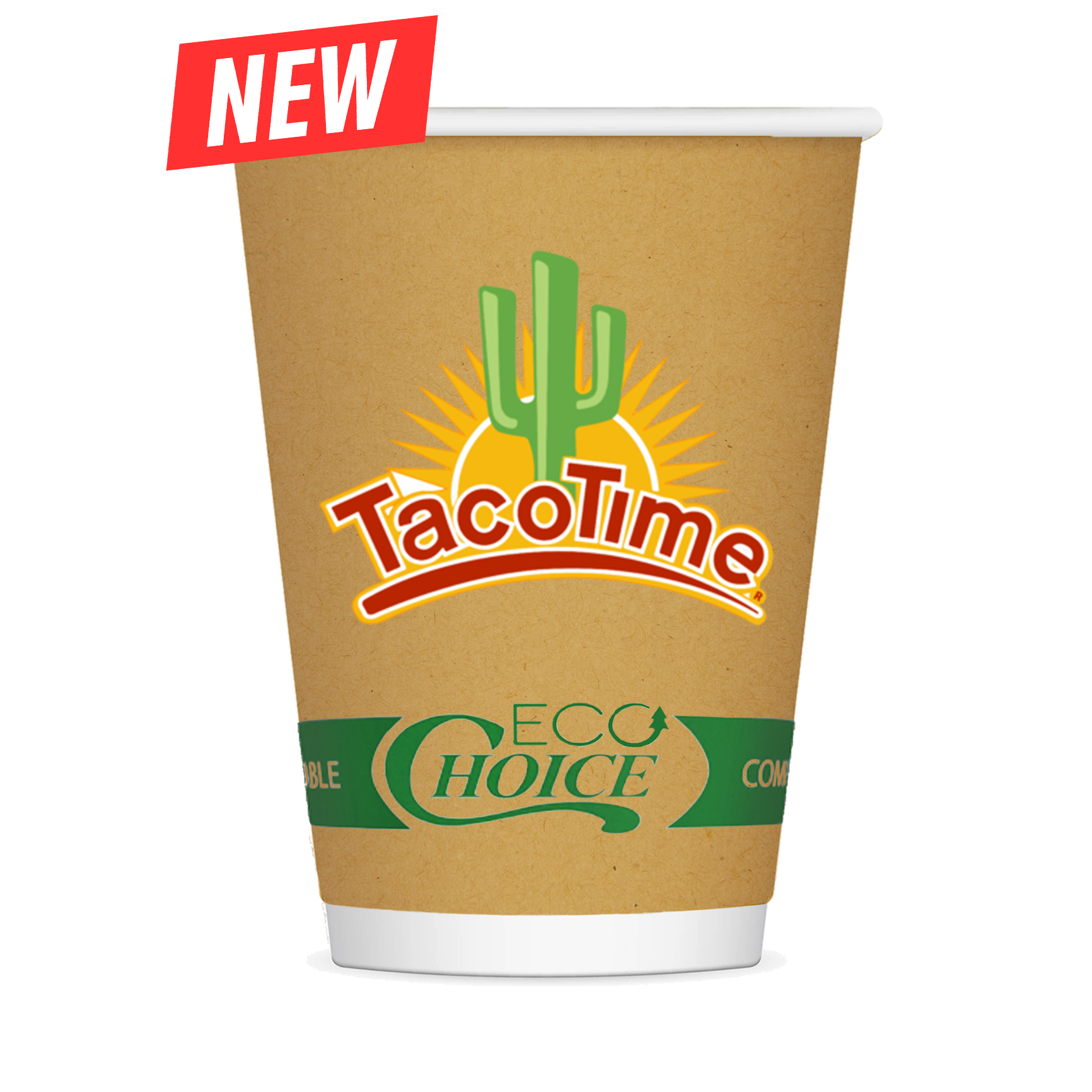 12 Oz. Insulated Kraft Paper Cup, Digital