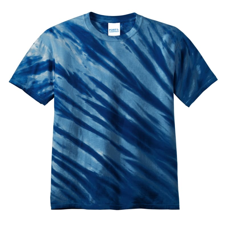 Port & Company - Tiger Stripe Tie-Dye Tee. 10