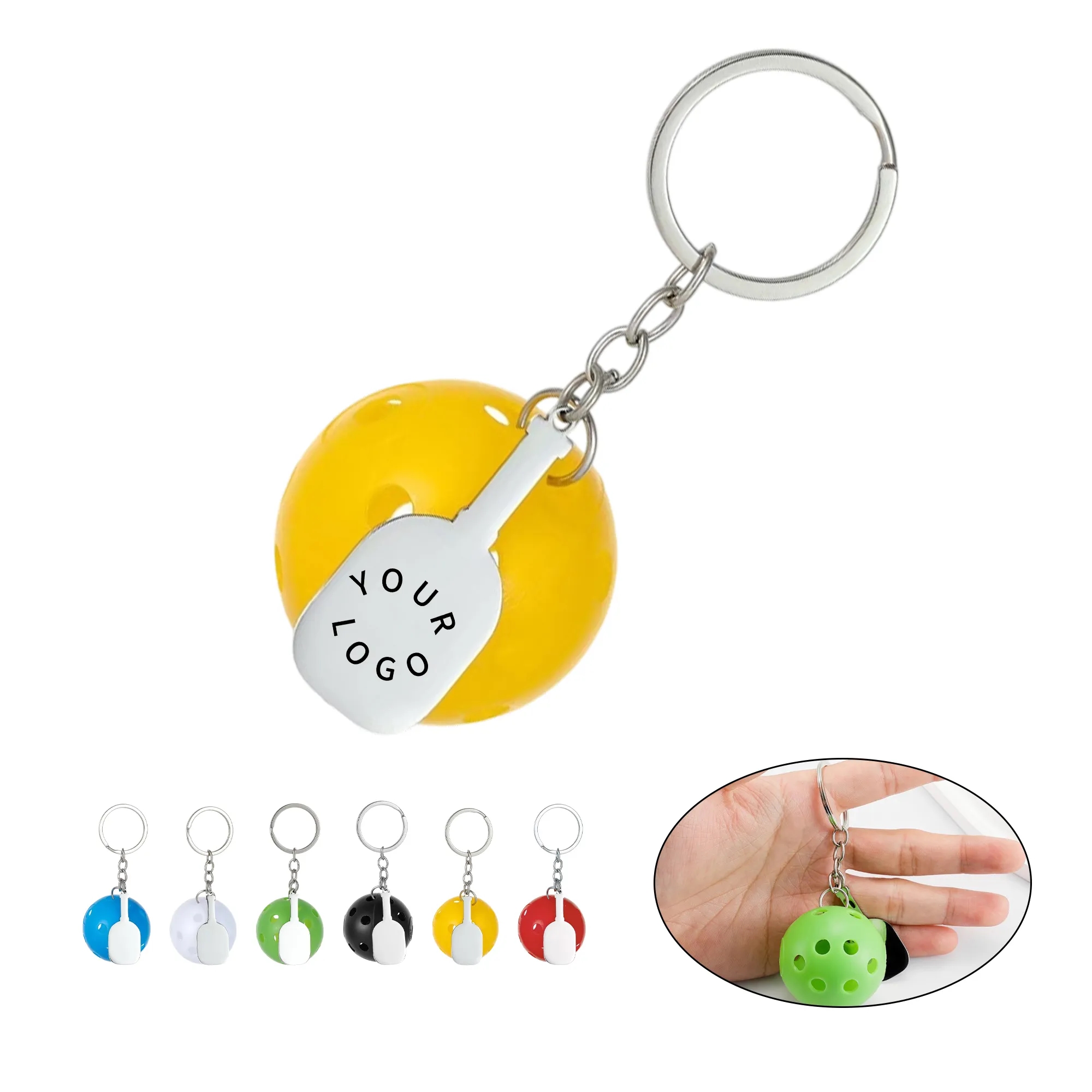 Mini Pickleball Keychain 6