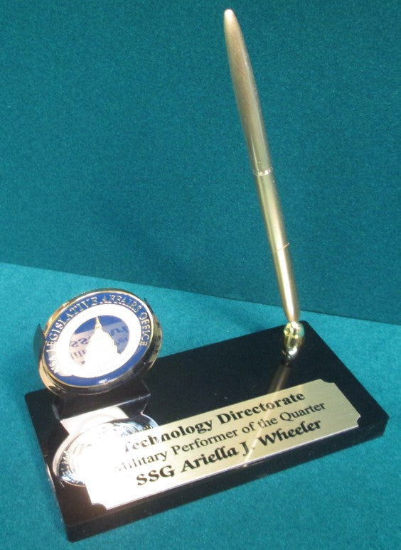 Acrylic Coin Holder And Pen Set 11