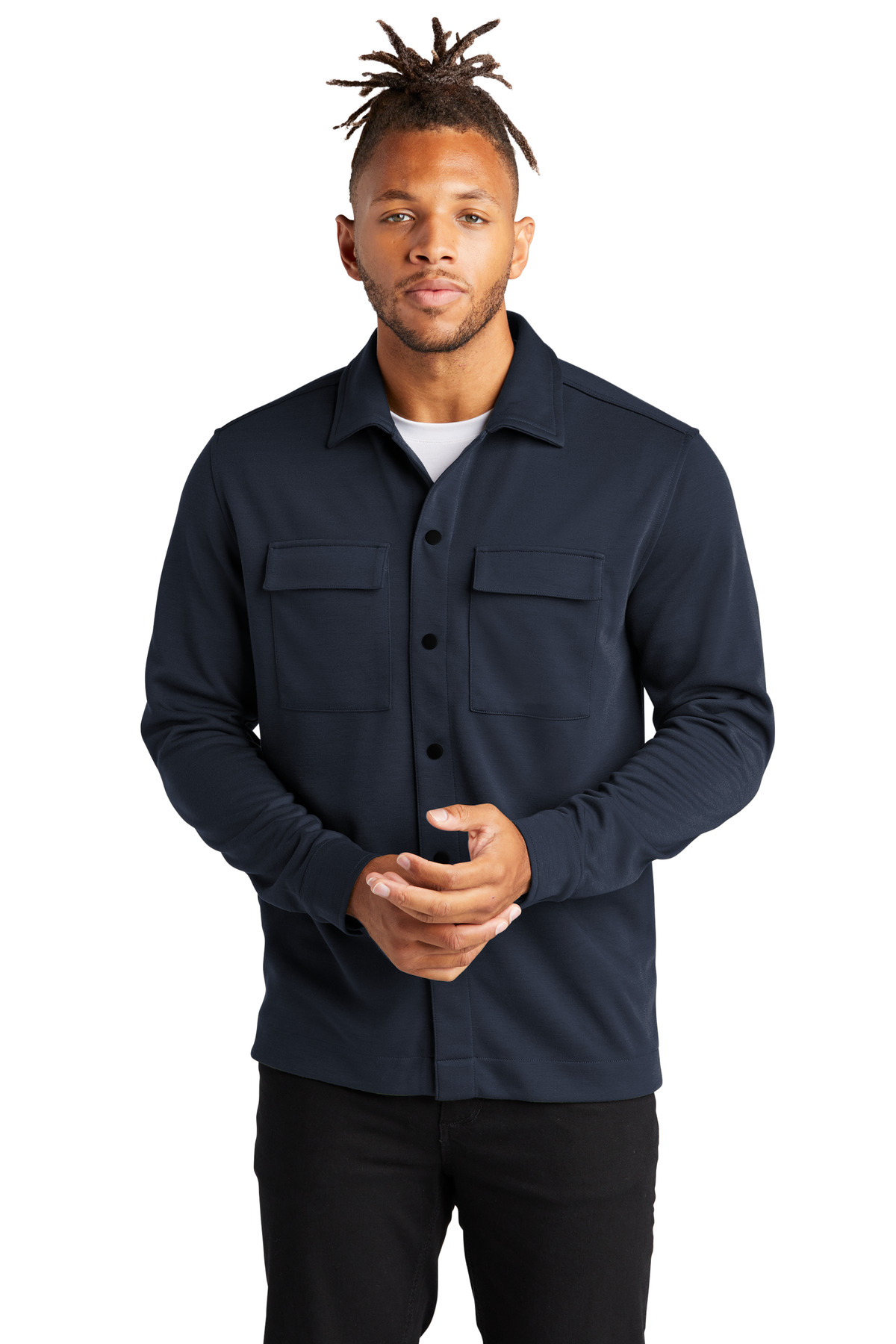 Mercer+Mettle Double-Knit Snap Front Jacket MM3004 19