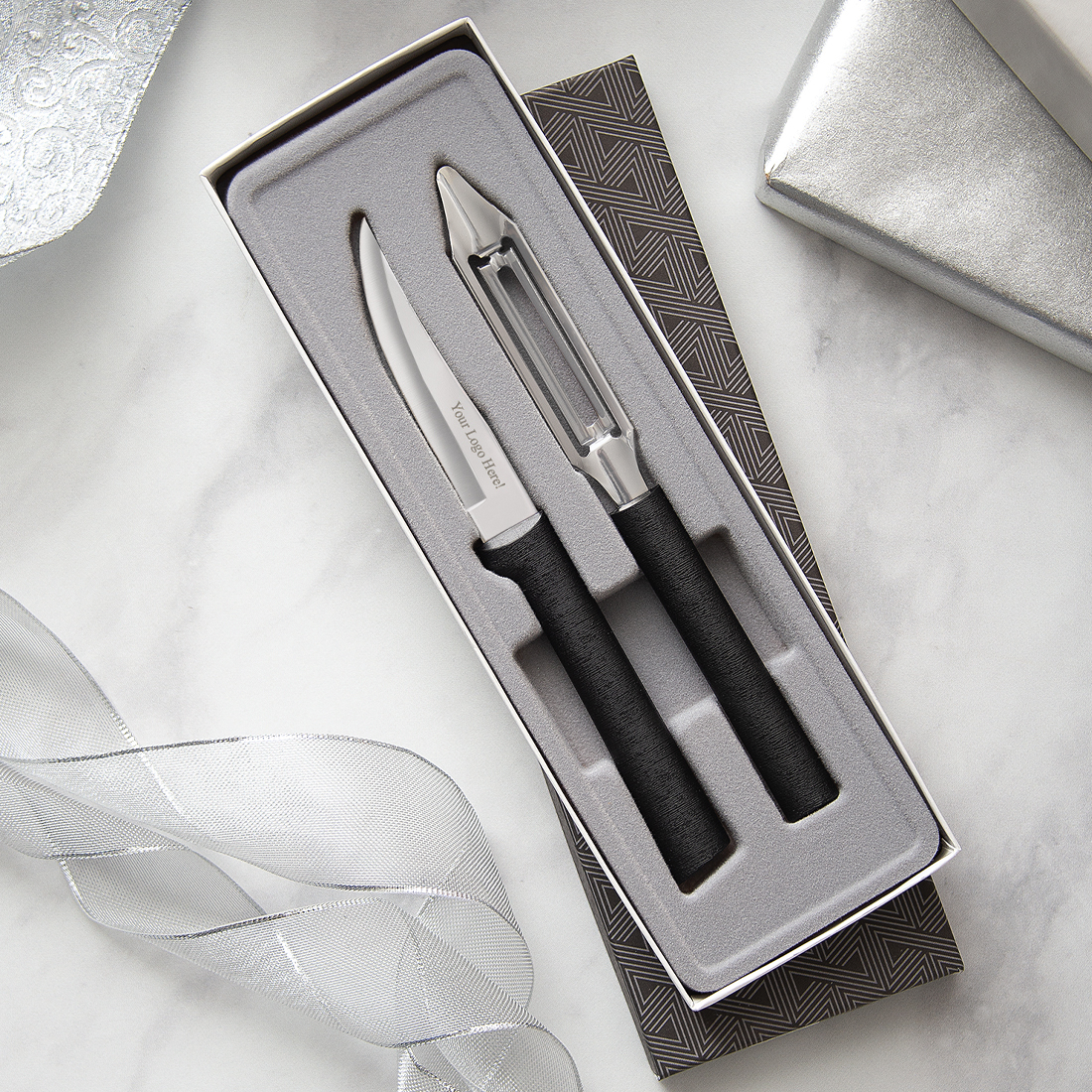Pare & Peel Gift Set w/Black Handle 4