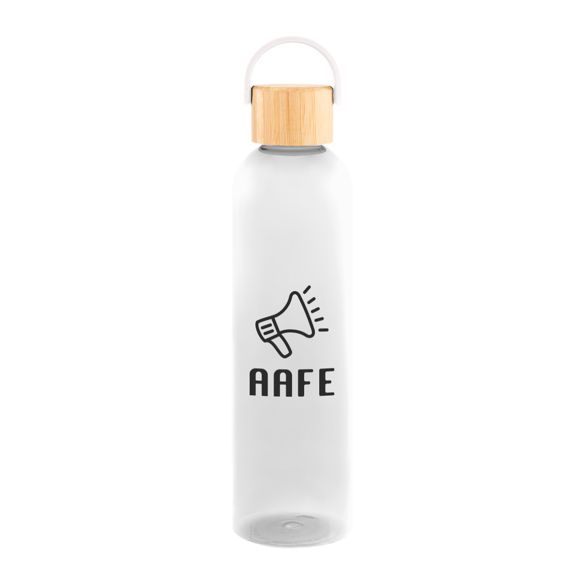 32 Oz. Jeffrey rPET Bottle With Bamboo Lid And Easy Carry Handle 6