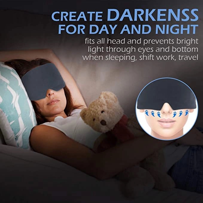 Custom Foldable Travel Full-Cover Sleeping Eye Mask 7