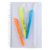 5.5" x 8.5" Spiral Notebook with Clear Pocket 208