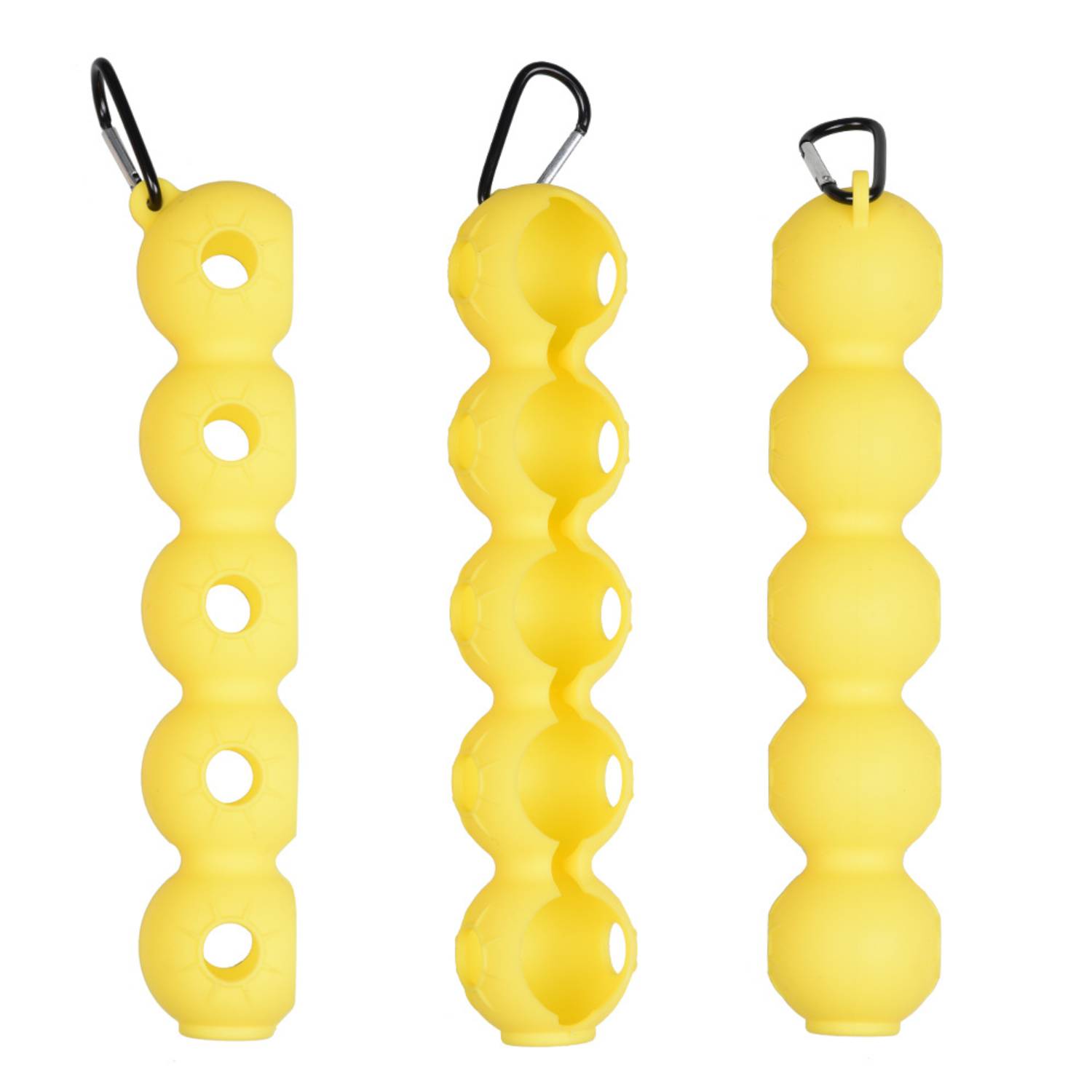 Duo Silicone Golf Ball Holder with Carabiner 9