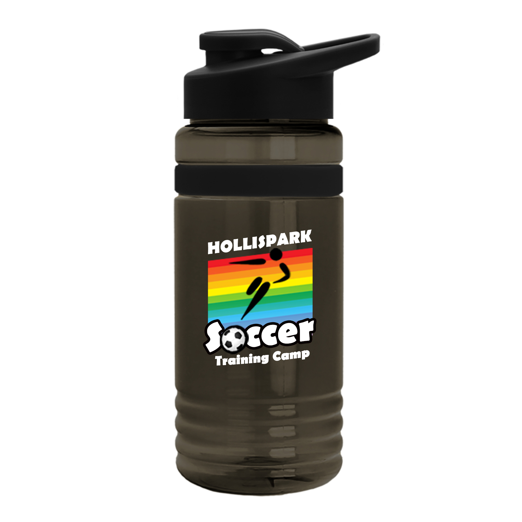 Groove Stripe ? 20 oz. Tritan Sports bottle with Drink thru and Digital imprint 4