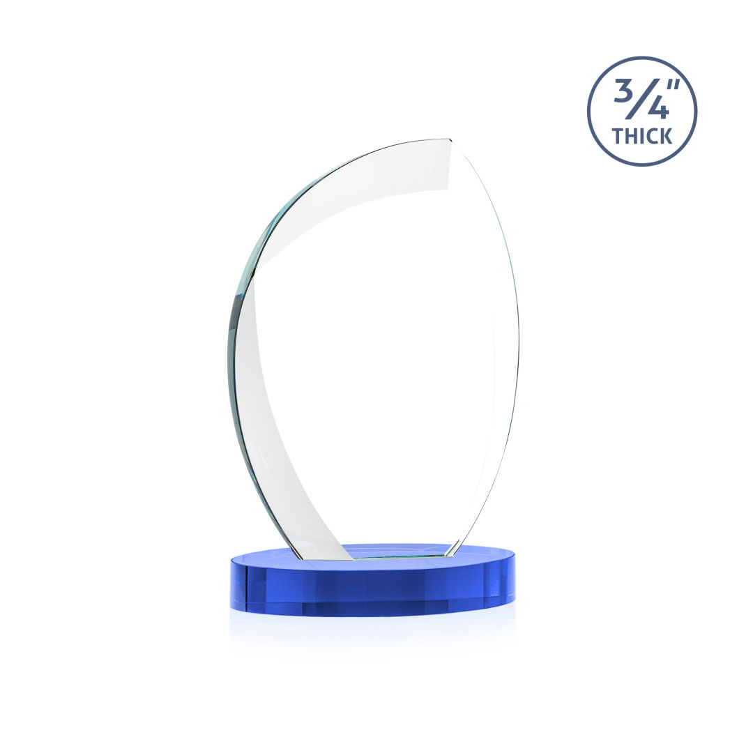 Wichita VividPrint™ Award on Alberton Base - Sky Blue 6