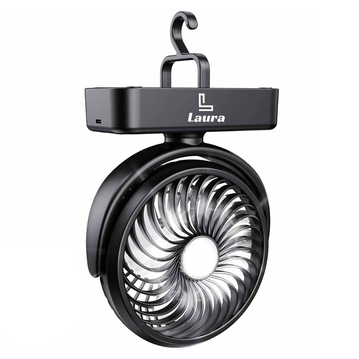 8000 mAh outdoor camping LED lighting fan light