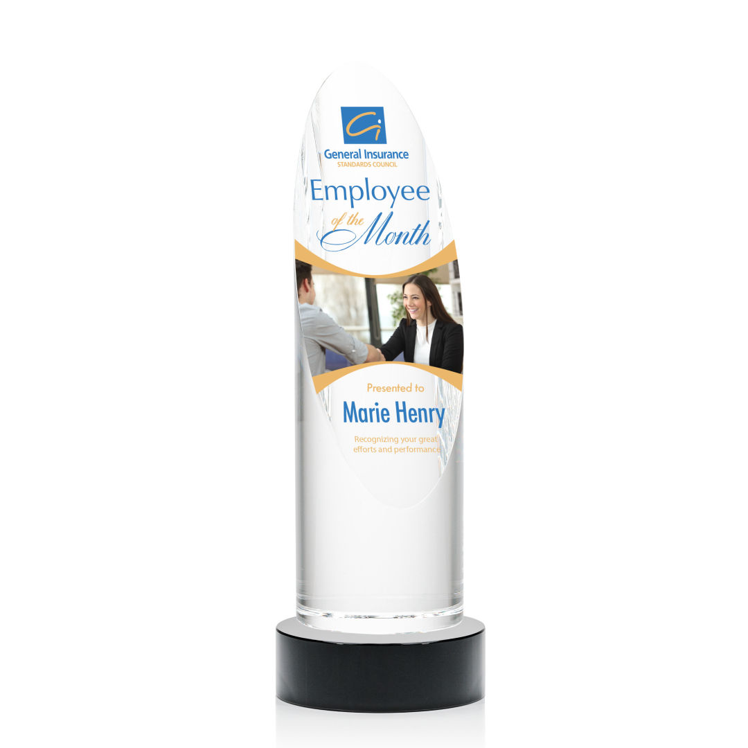 Lauder VividPrint™ Award on Base - Black 3
