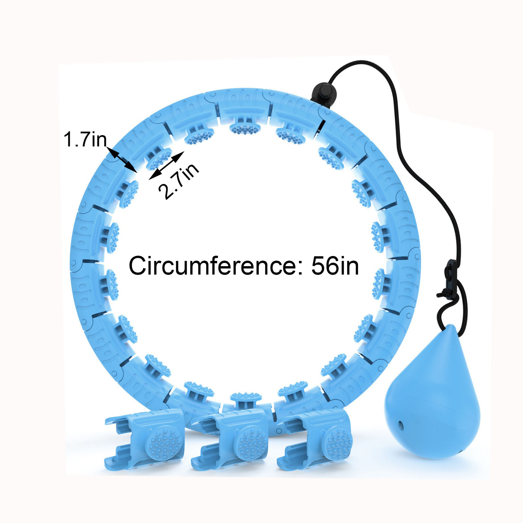 26 Links Weighted Hula Circle 7