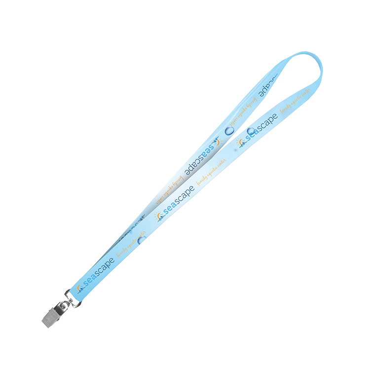 "OWEN RECYCLED" 3/4" Import Air Ship Recycled RPET Full Color Sublimation Lanyard 4