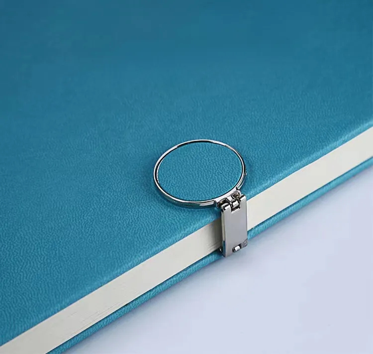 Custom PU Leather Magnetic Clip A5 Notebook 4