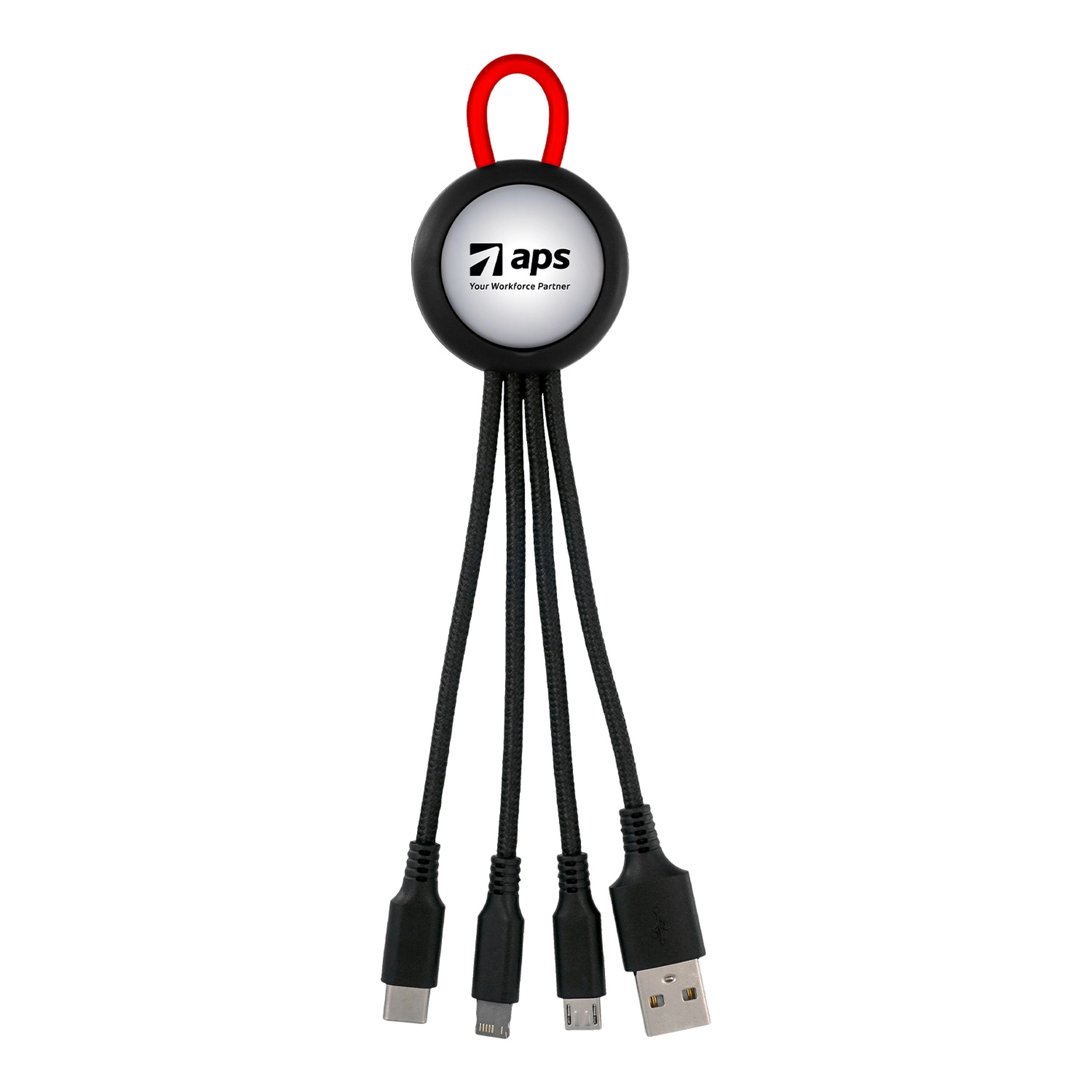 CLEARVIEW LIGHT UP LOOP 3-IN-1 CHARGING CABLE 8
