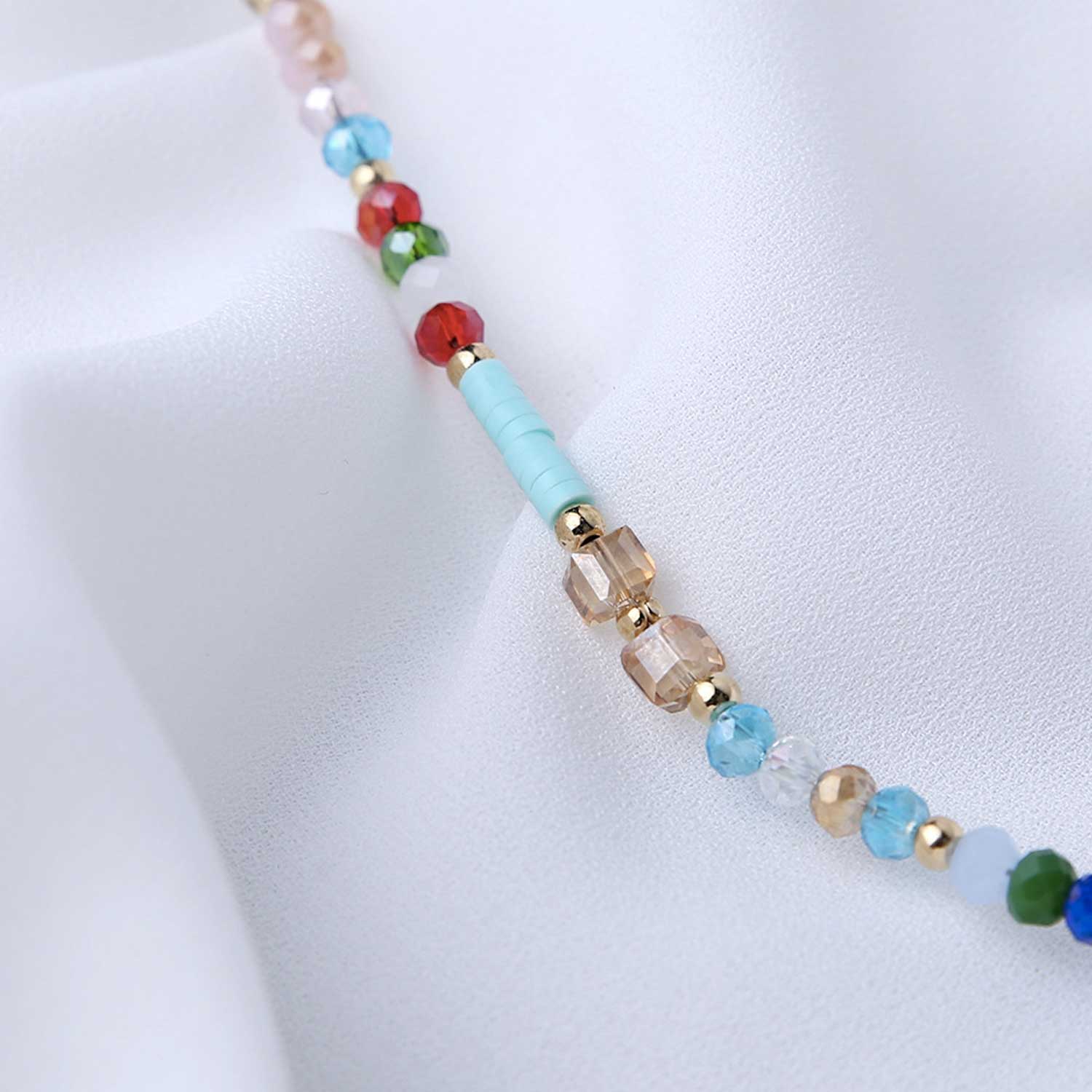 Boho Beaded Anklet – Colorful & Chic 4