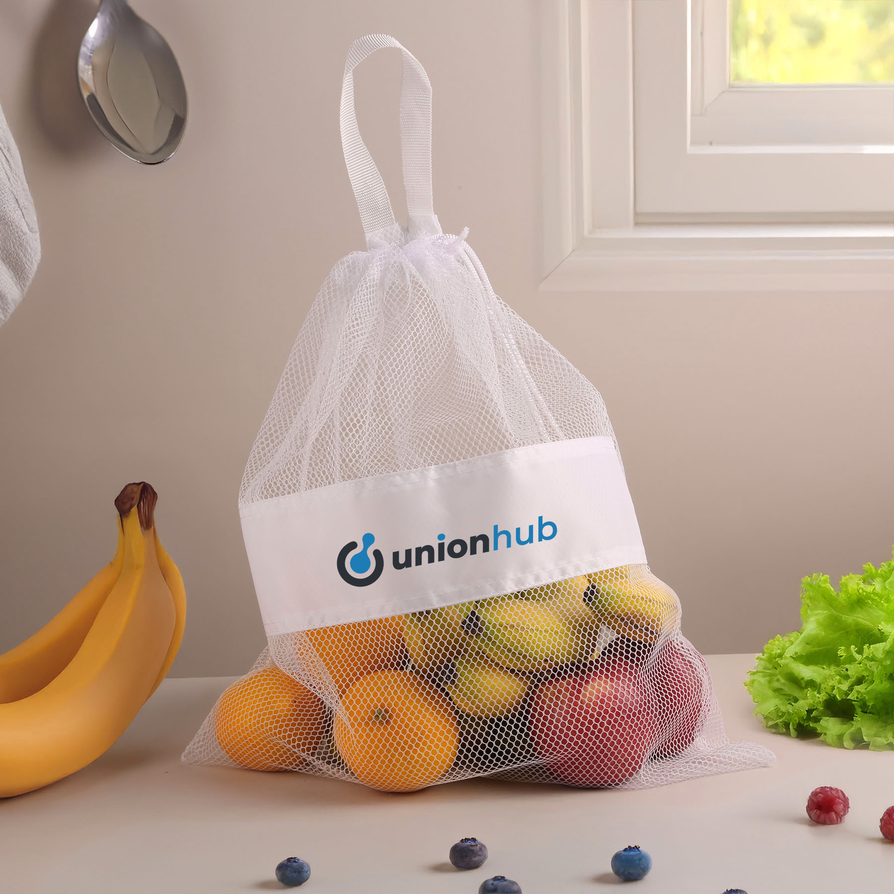 Bio-Liiv Drawstring Mesh Produce Bag-Beacon