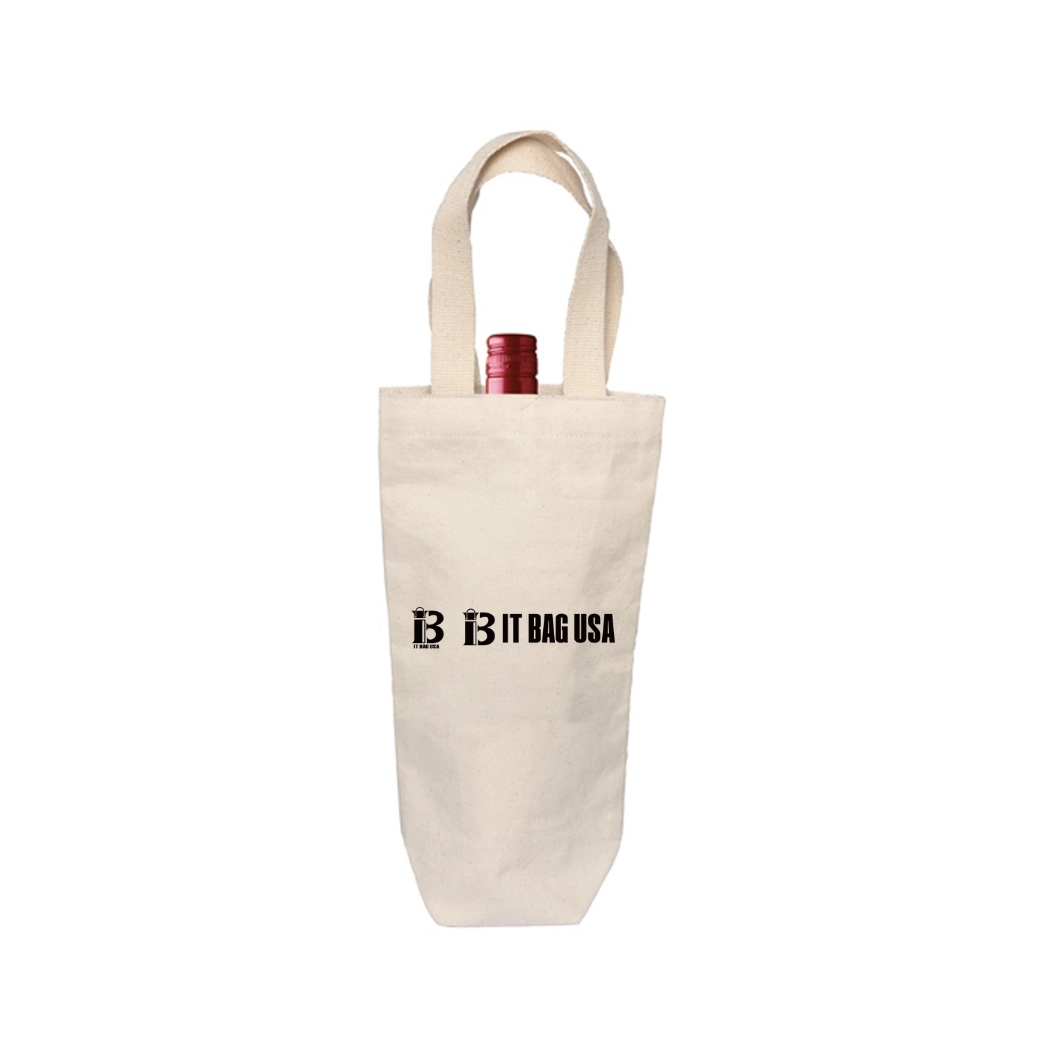 Single Bottle Cotton Wine Bag 1