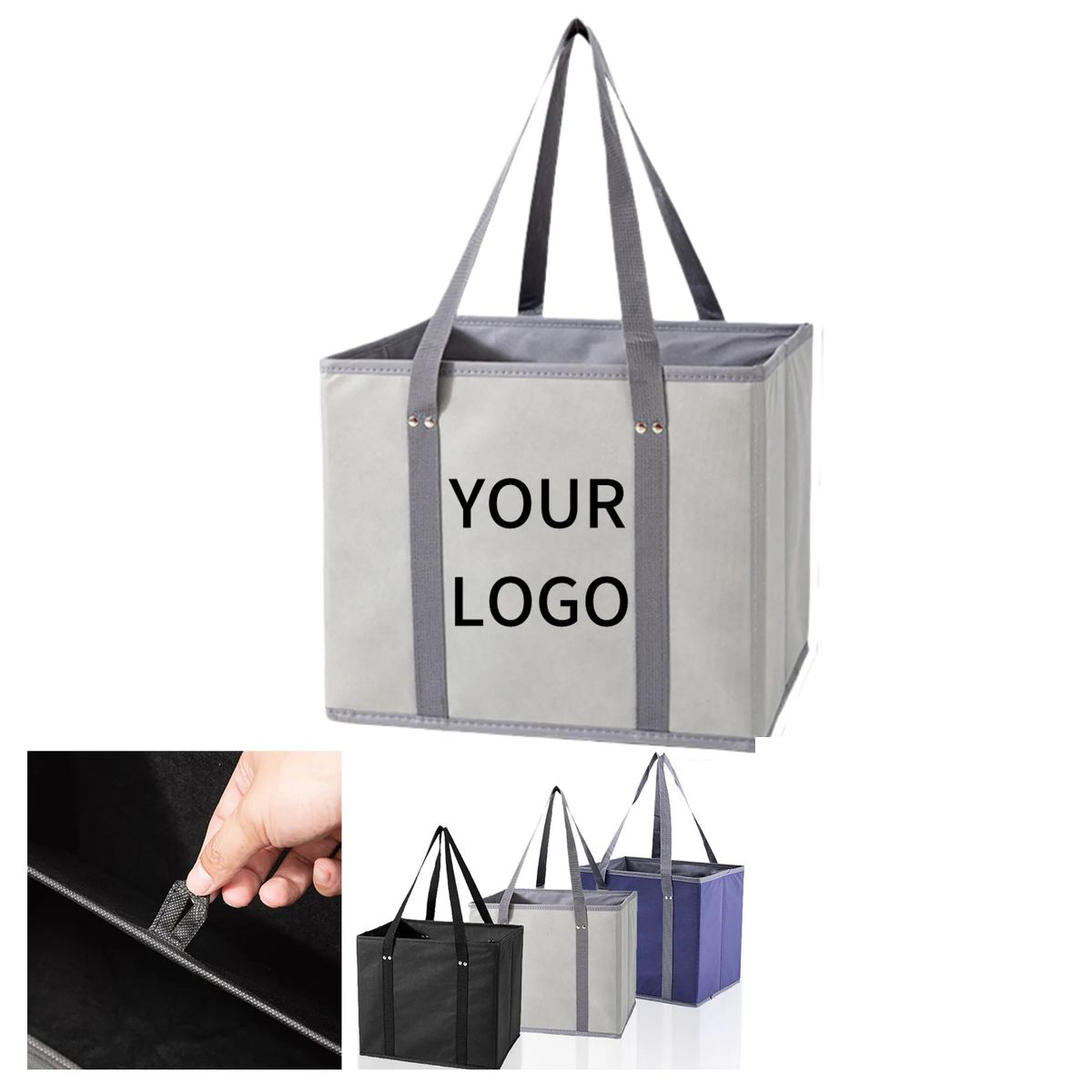 Structured Reusable Grocery Bag For Daily Supplies 2